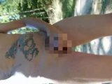 Amateurvideo Beim Wald spazirgang ein Gewixt from loyal